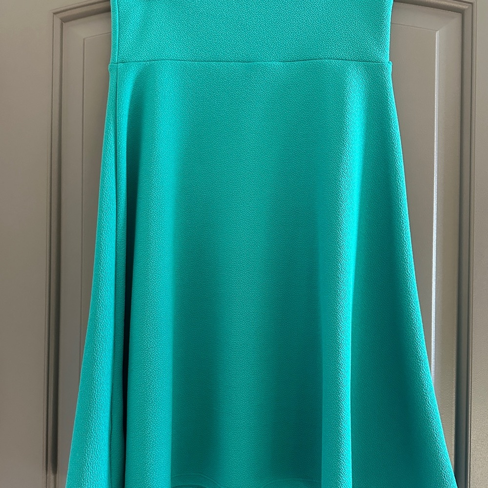 LuLaRoe Vibrant Turquoise A-Line Skirt